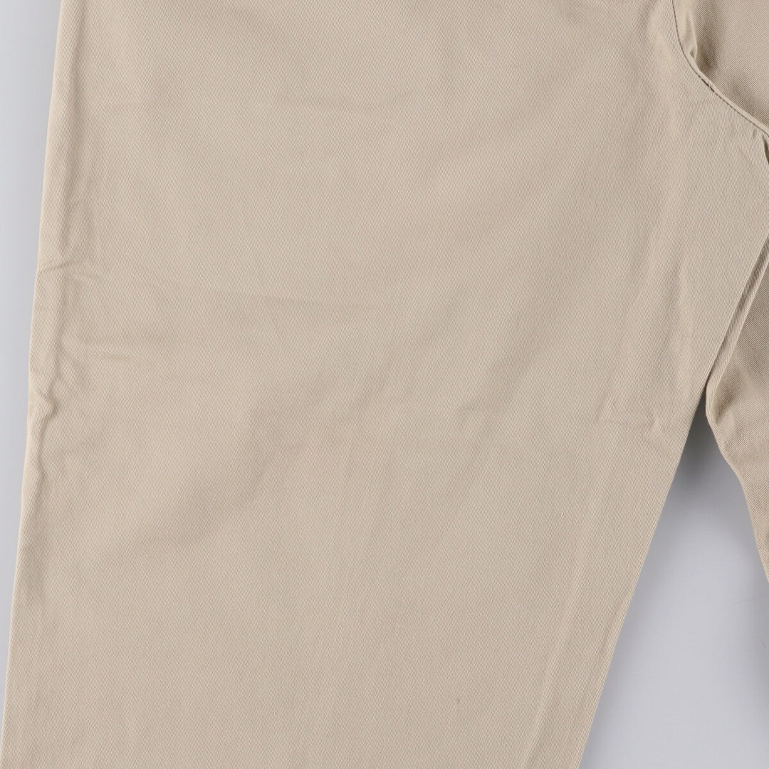 Ralph Lauren POLO GOLF Two-pleat Chino Pants, Made in USA, Men's, Size W36 cotton Beige type Vintage Second Hand