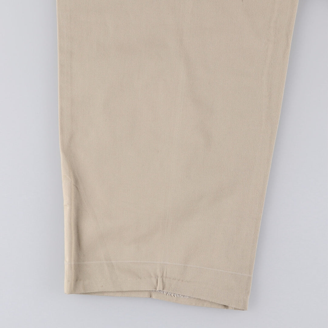 Ralph Lauren POLO GOLF Two-pleat Chino Pants, Made in USA, Men's, Size W36 cotton Beige type Vintage Second Hand