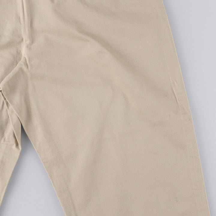 Ralph Lauren POLO GOLF Two-pleat Chino Pants, Made in USA, Men's, Size W36 cotton Beige type Vintage Second Hand