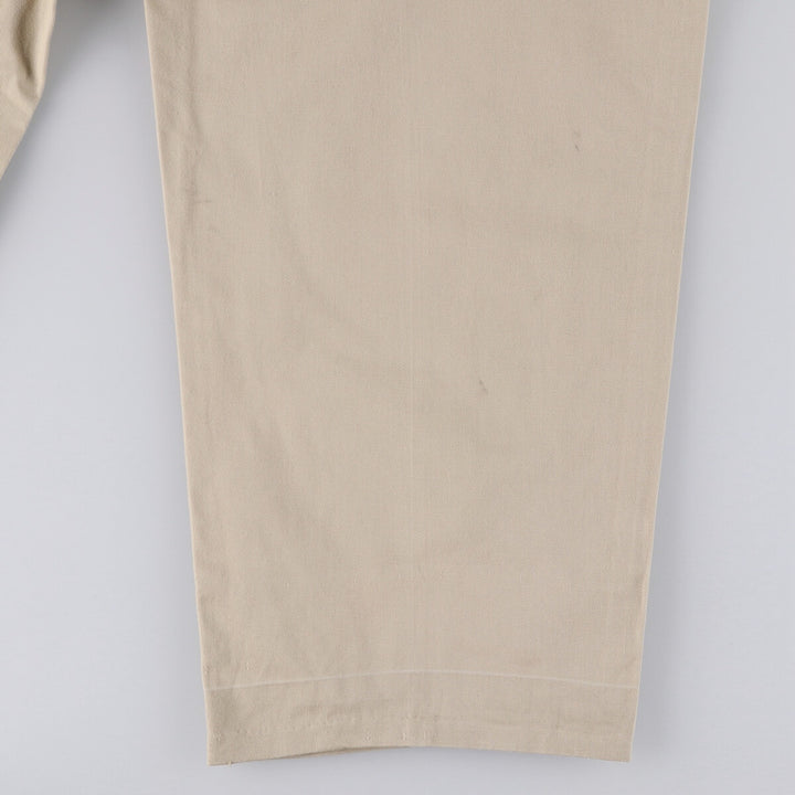 Ralph Lauren POLO GOLF Two-pleat Chino Pants, Made in USA, Men's, Size W36 cotton Beige type Vintage Second Hand