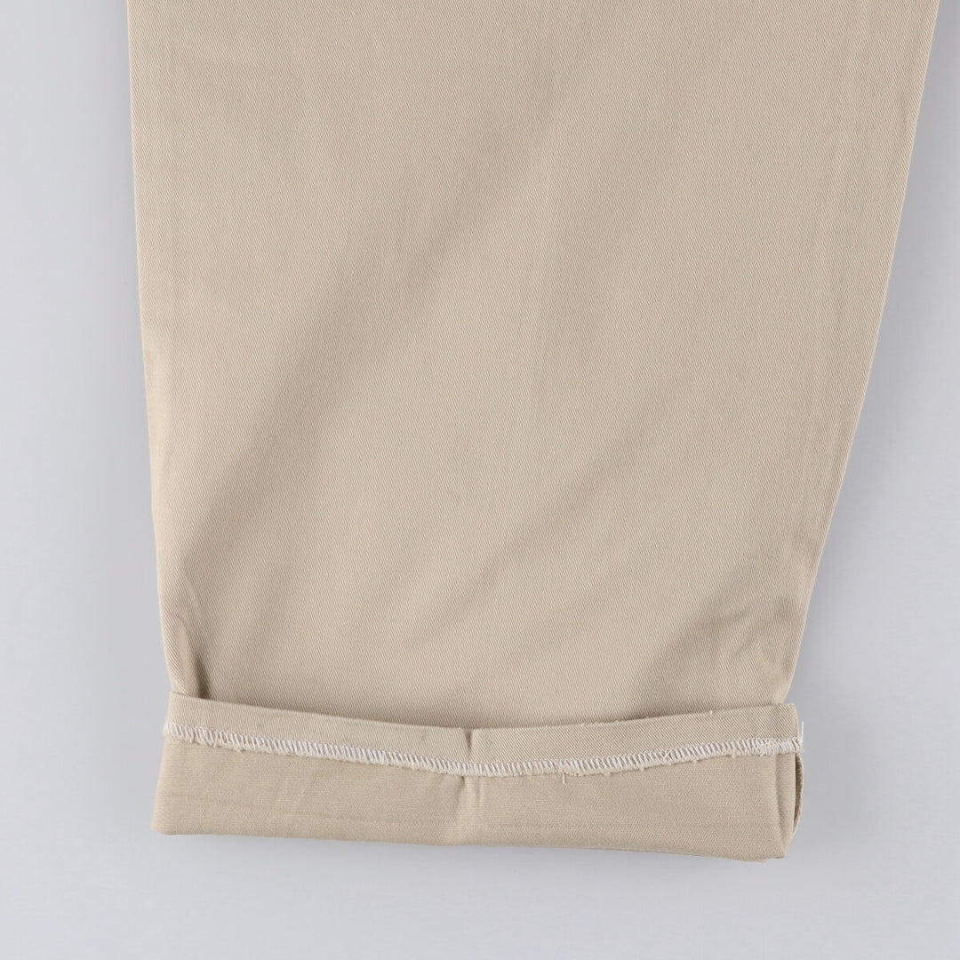 Ralph Lauren POLO GOLF Two-pleat Chino Pants, Made in USA, Men's, Size W36 cotton Beige type Vintage Second Hand