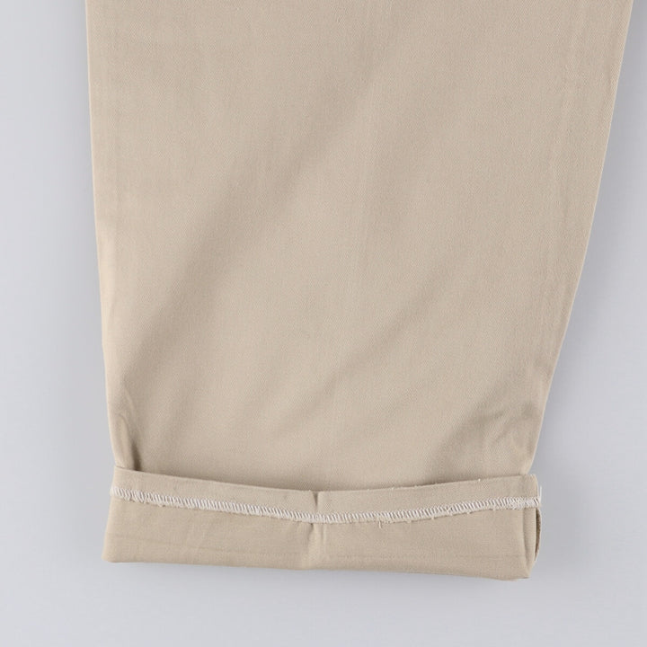 Ralph Lauren POLO GOLF Two-pleat Chino Pants, Made in USA, Men's, Size W36 cotton Beige type Vintage Second Hand