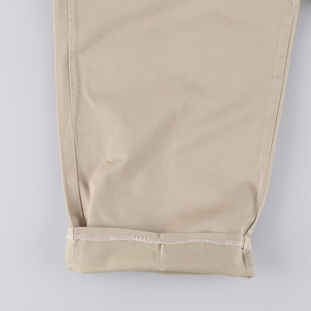 Ralph Lauren POLO GOLF Two-pleat Chino Pants, Made in USA, Men's, Size W36 cotton Beige type Vintage Second Hand