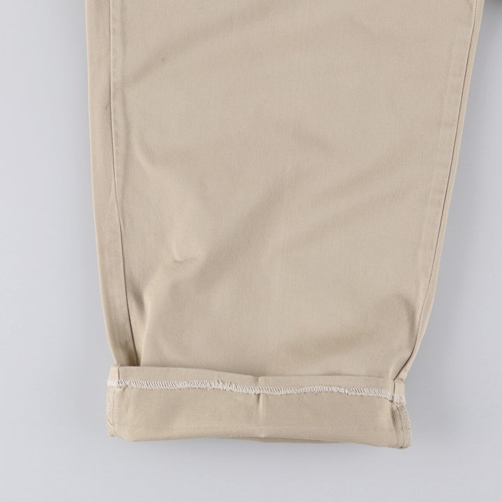 Ralph Lauren POLO GOLF Two-pleat Chino Pants, Made in USA, Men's, Size W36 cotton Beige type Vintage Second Hand