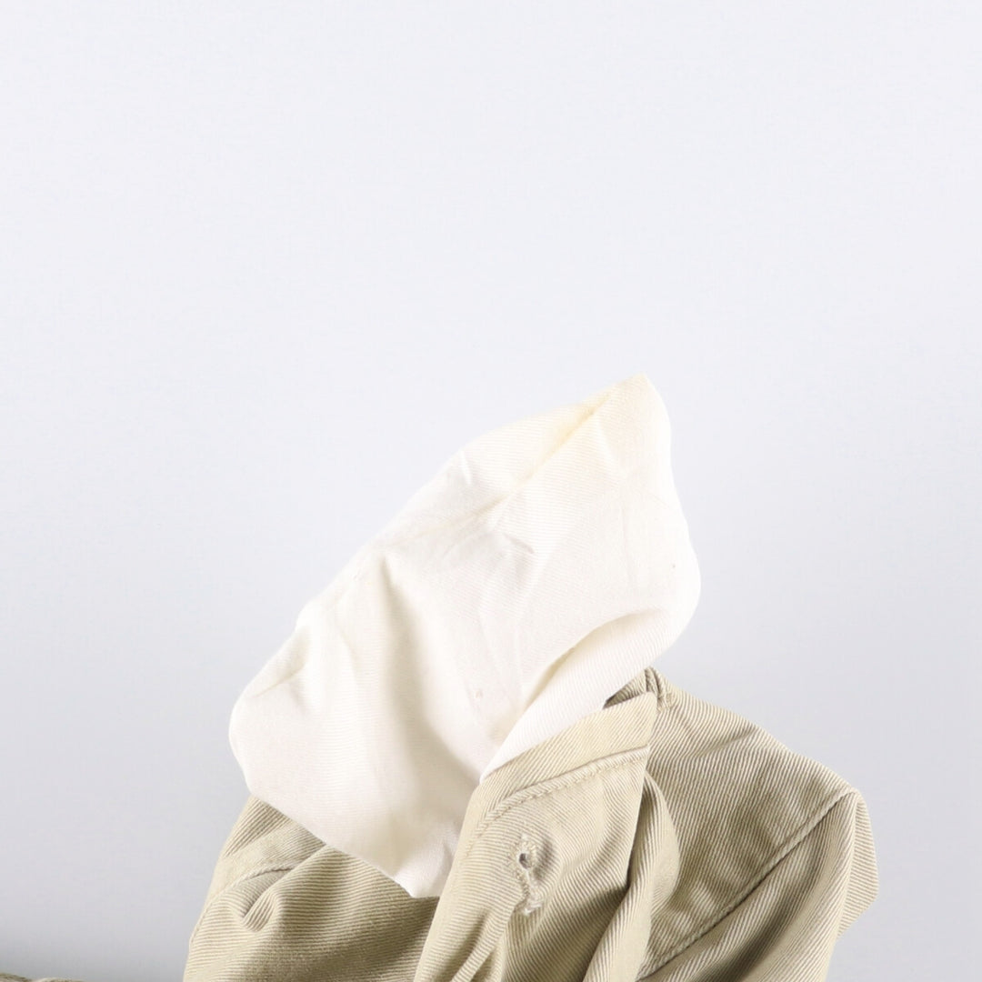 Vintage 90'S Ralph Lauren POLO by Ralph Lauren two-pleat chino pants, made in the USA, men's size W35. cotton Beige type Vintage Second Hand