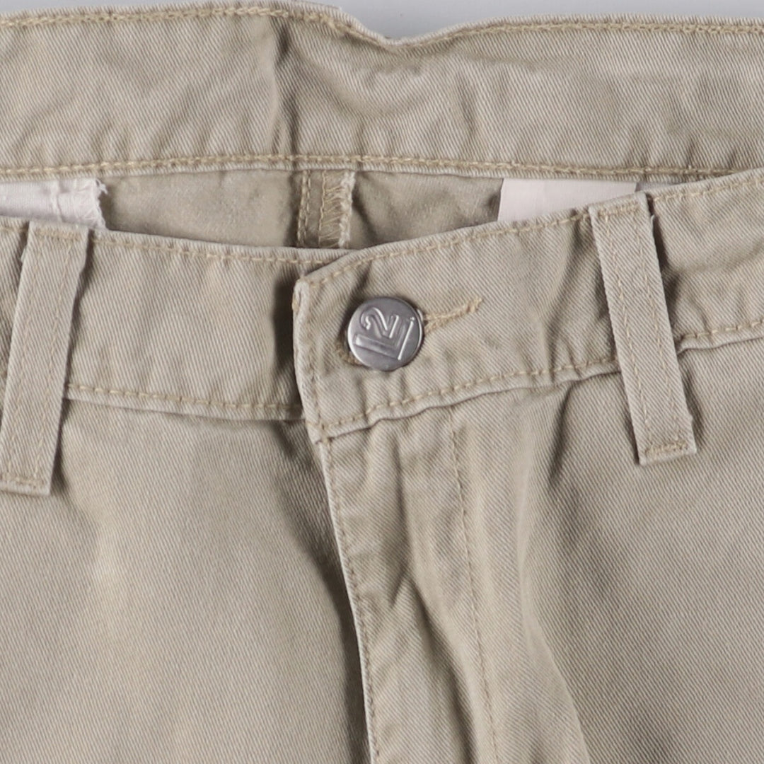 90'S Vintage Levi's L2 Khakis Chino Pants, Size 42586-2524, Men's, Size 34 (approx.) cotton Beige type Vintage Second Hand