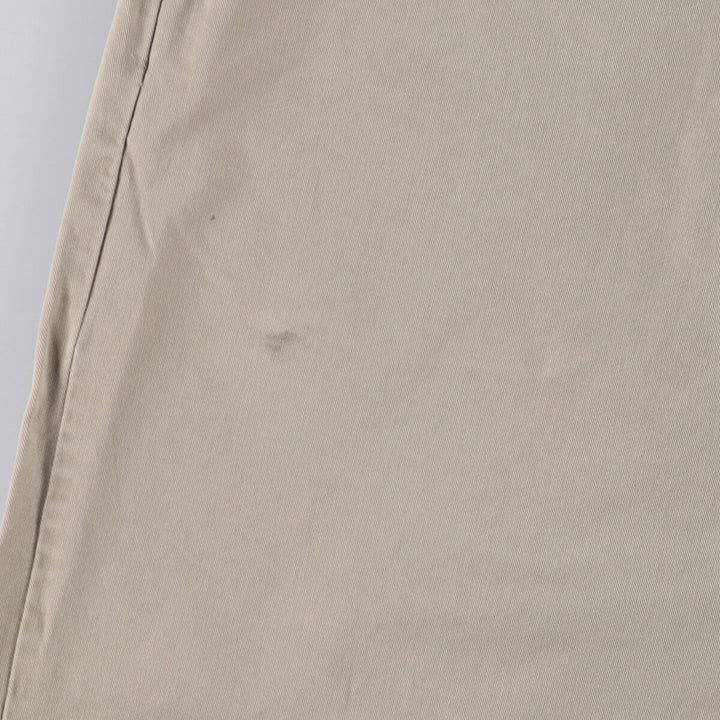 90'S Vintage Levi's L2 Khakis Chino Pants, Size 42586-2524, Men's, Size 34 (approx.) cotton Beige type Vintage Second Hand