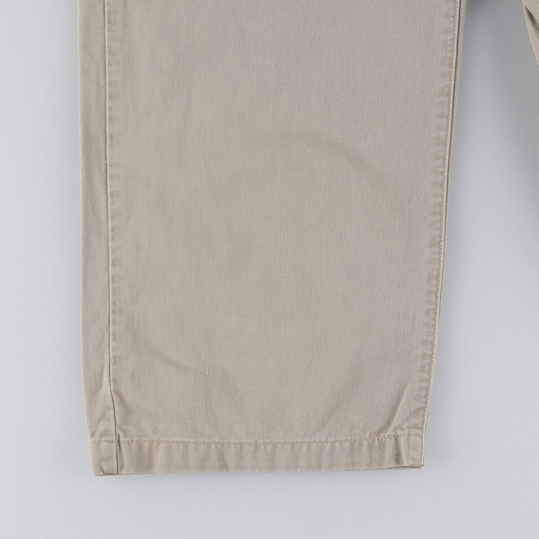 90'S Vintage Levi's L2 Khakis Chino Pants, Size 42586-2524, Men's, Size 34 (approx.) cotton Beige type Vintage Second Hand