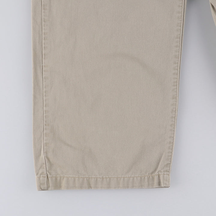 90'S Vintage Levi's L2 Khakis Chino Pants, Size 42586-2524, Men's, Size 34 (approx.) cotton Beige type Vintage Second Hand