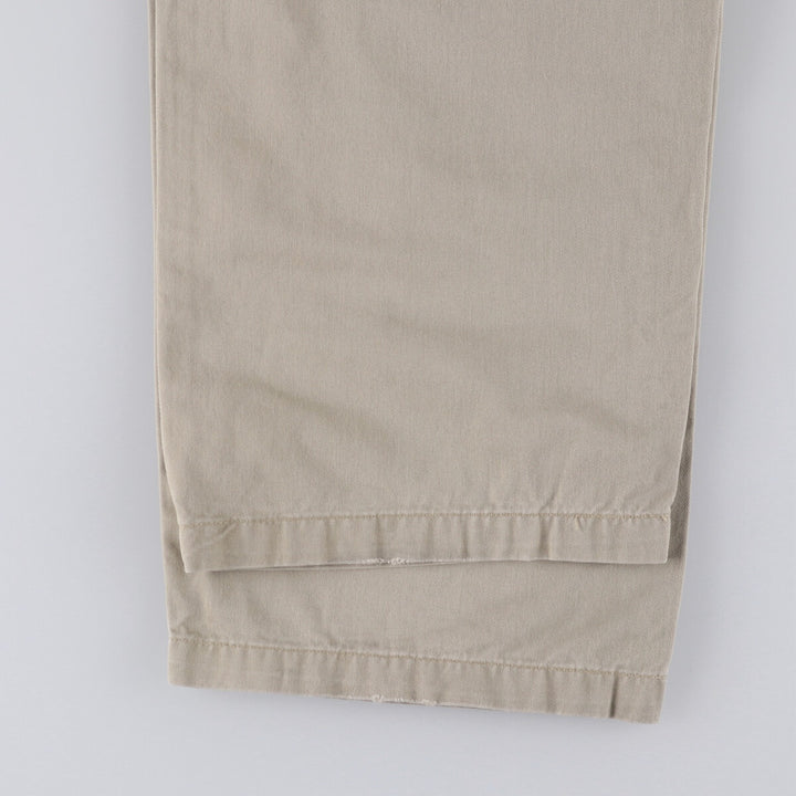 90'S Vintage Levi's L2 Khakis Chino Pants, Size 42586-2524, Men's, Size 34 (approx.) cotton Beige type Vintage Second Hand