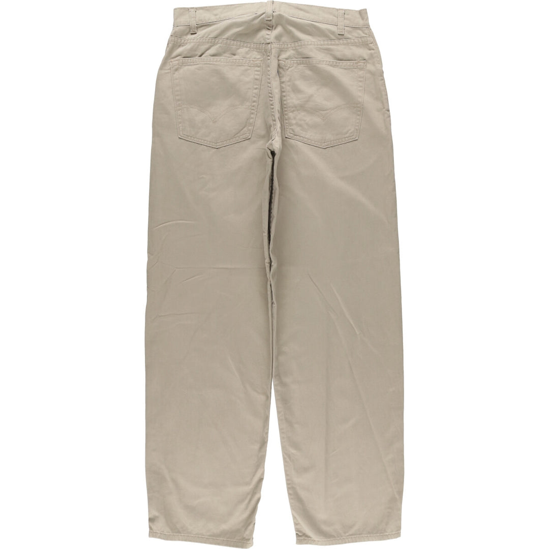90'S Levi's Silver Tab Baggy Chino Pants (44571-4664), Men's, Size W32, Vintage cotton Beige type Vintage Second Hand