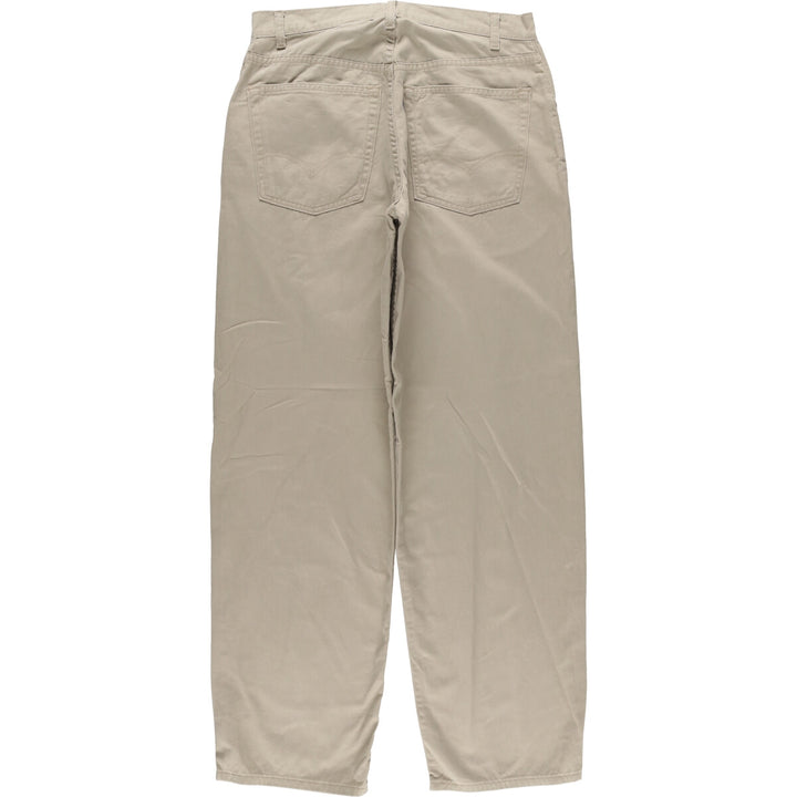 90'S Levi's Silver Tab Baggy Chino Pants (44571-4664), Men's, Size W32, Vintage cotton Beige type Vintage Second Hand