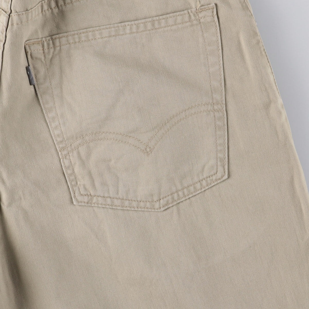 90'S Levi's Silver Tab Baggy Chino Pants (44571-4664), Men's, Size W32, Vintage cotton Beige type Vintage Second Hand