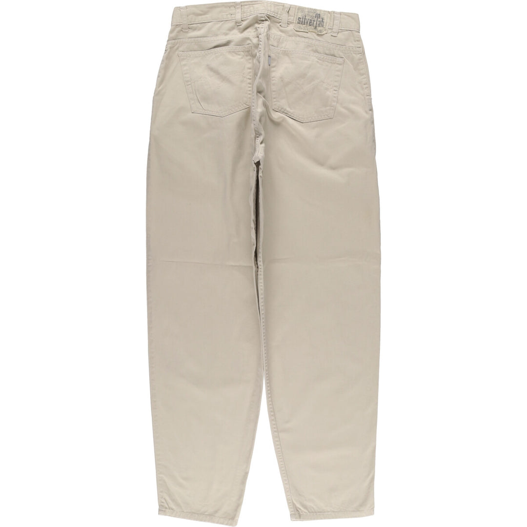 Levi's SILVER TAB BAGGY Chino Pants, Men's, Size W33 cotton Beige type Vintage Second Hand