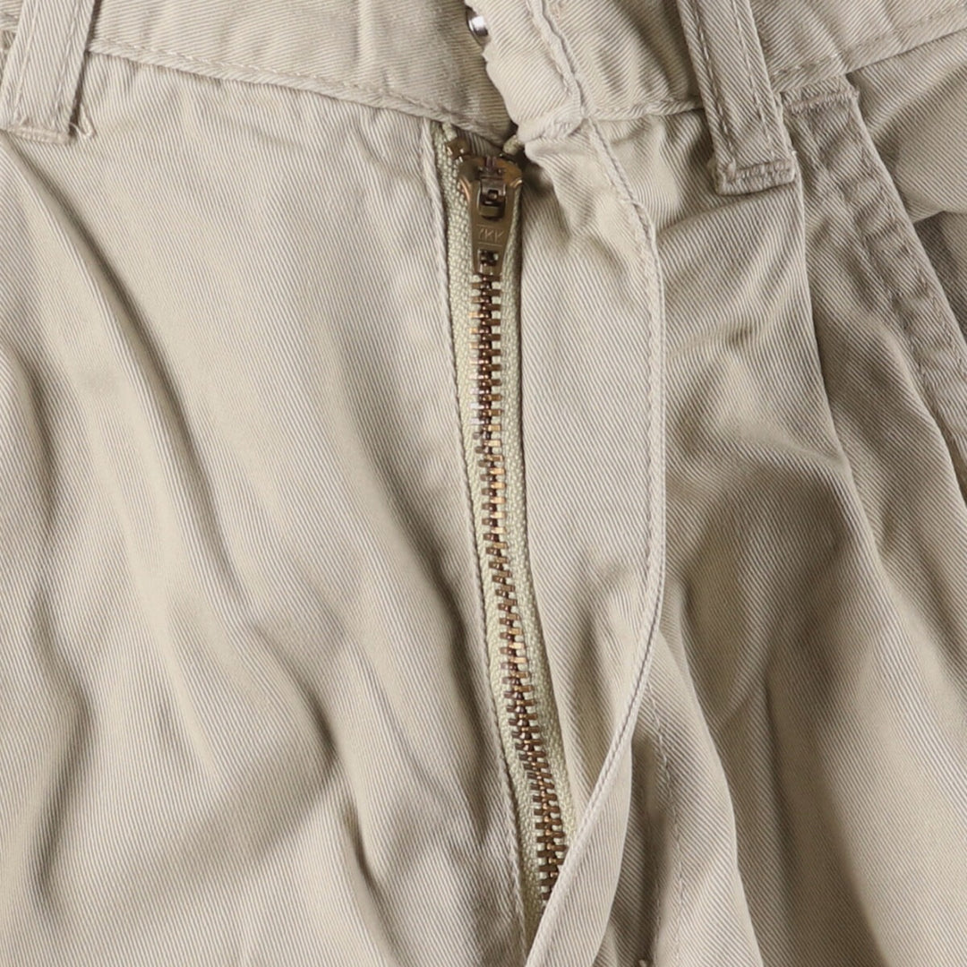 Levi's SILVER TAB BAGGY Chino Pants, Men's, Size W33 cotton Beige type Vintage Second Hand