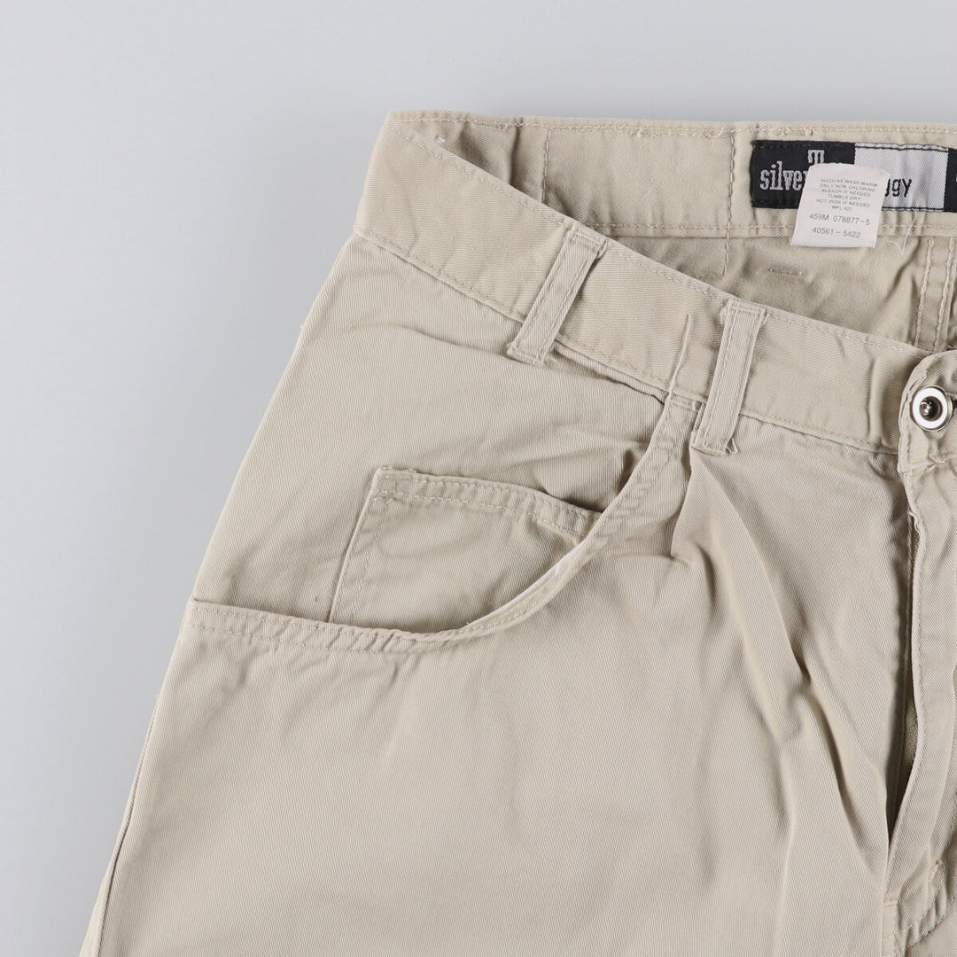 Levi's SILVER TAB BAGGY Chino Pants, Men's, Size W33 cotton Beige type Vintage Second Hand