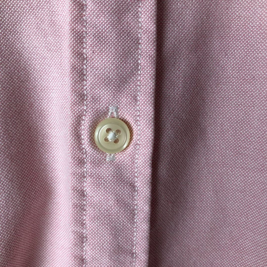 Ralph Lauren Slim Fit Long Sleeve Button-Down Shirt, Women's Size L cotton pink type Vintage Second Hand
