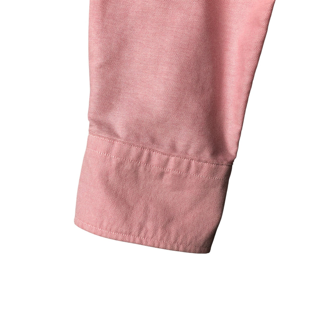 Ralph Lauren Slim Fit Long Sleeve Button-Down Shirt, Women's Size L cotton pink type Vintage Second Hand