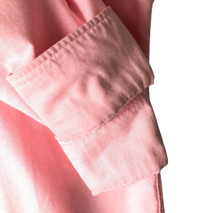 Ralph Lauren Slim Fit Long Sleeve Button-Down Shirt, Women's Size L cotton pink type Vintage Second Hand