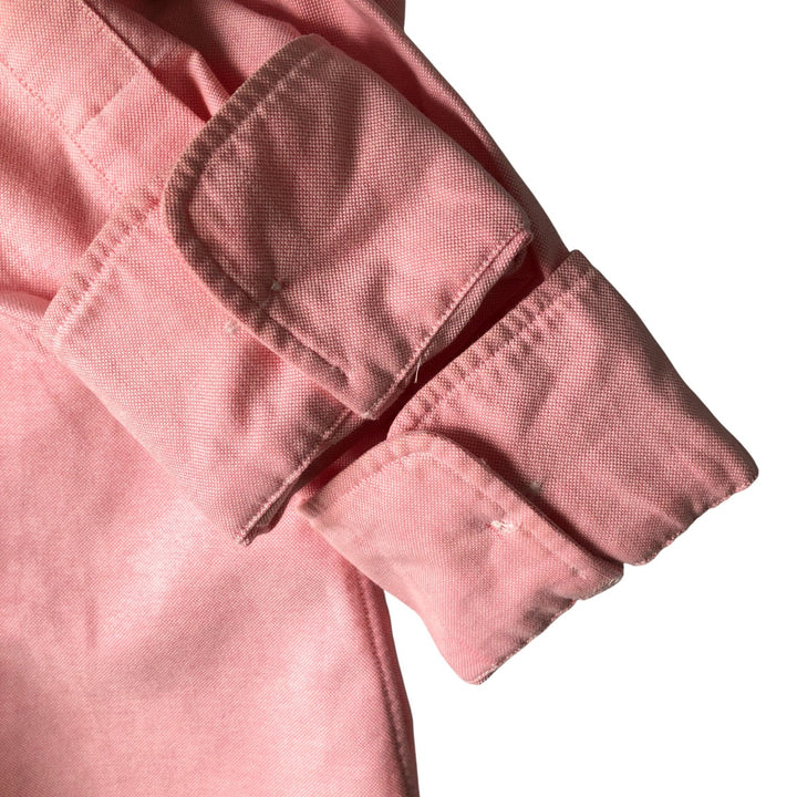 Ralph Lauren Slim Fit Long Sleeve Button-Down Shirt, Women's Size L cotton pink type Vintage Second Hand