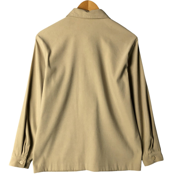 CLIO PETITES Long Sleeve Shirt, Women's Size L unclear Beige type Vintage Second Hand