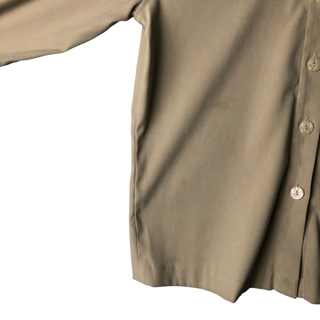 CLIO PETITES Long Sleeve Shirt, Women's Size L unclear Beige type Vintage Second Hand