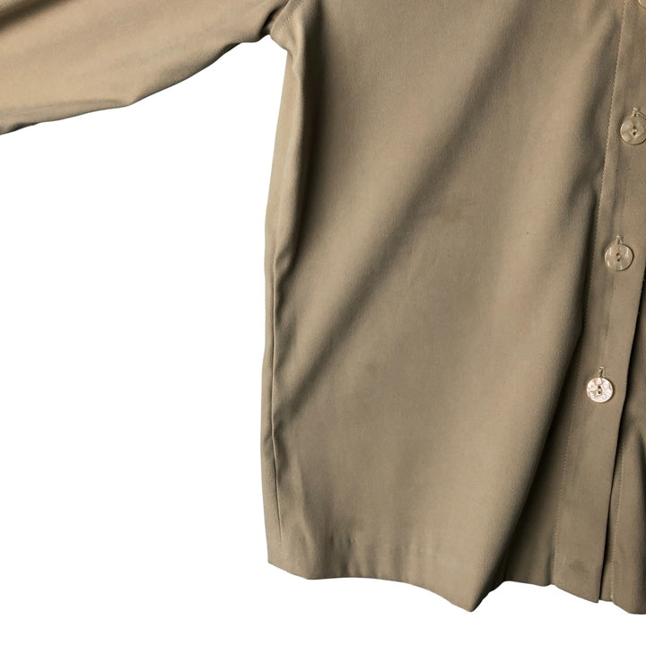CLIO PETITES Long Sleeve Shirt, Women's Size L unclear Beige type Vintage Second Hand