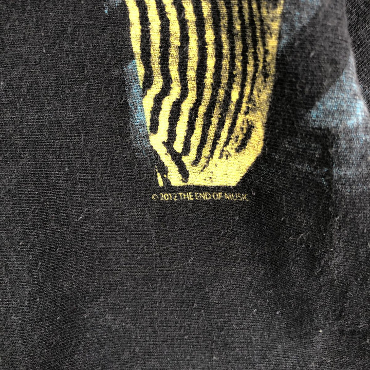 KURT COBAIN Kurt Cobain band T-shirt, men's size XL cotton black type Vintage Second Hand