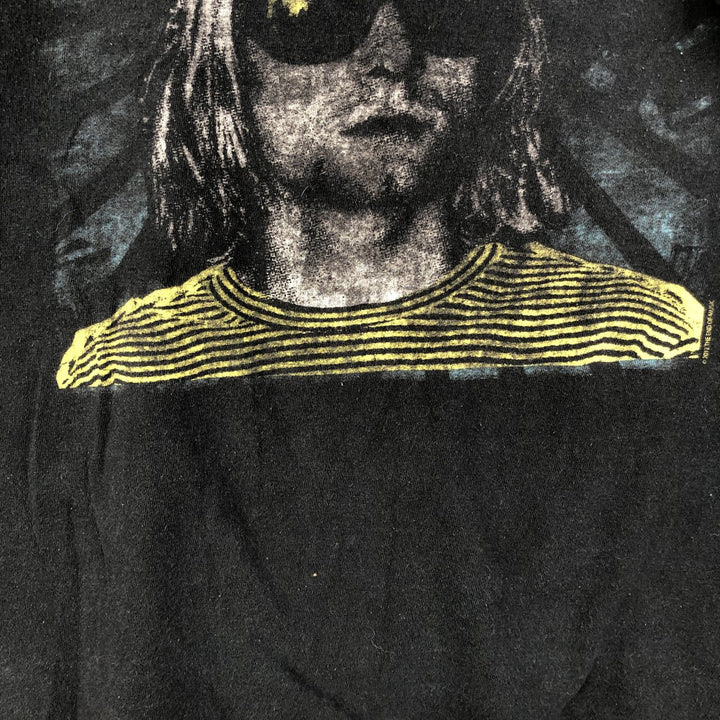 KURT COBAIN Kurt Cobain band T-shirt, men's size XL cotton black type Vintage Second Hand