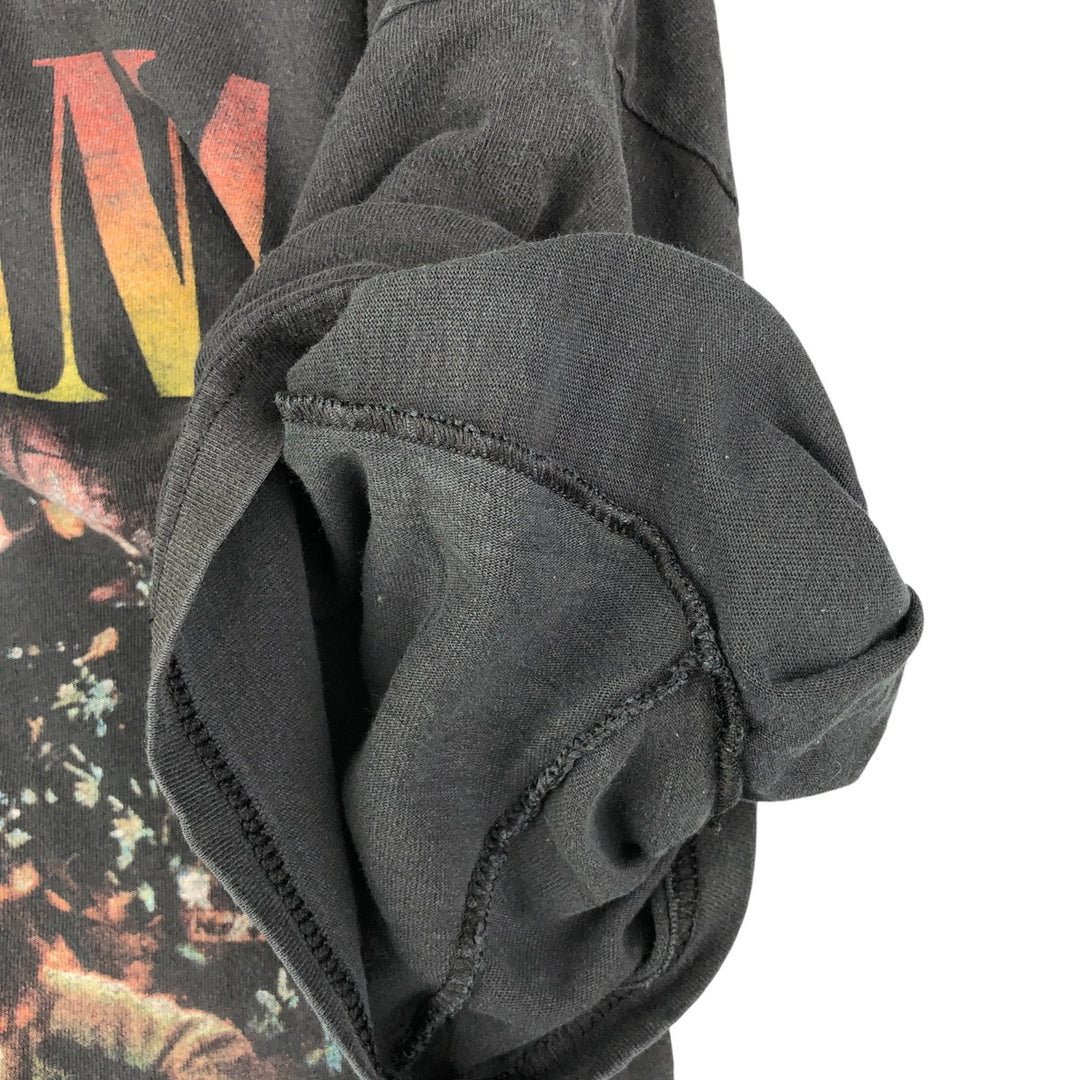NIRVANA Nirvana Band T-shirt, Band T, Men's XL size unclear black type Vintage Second Hand