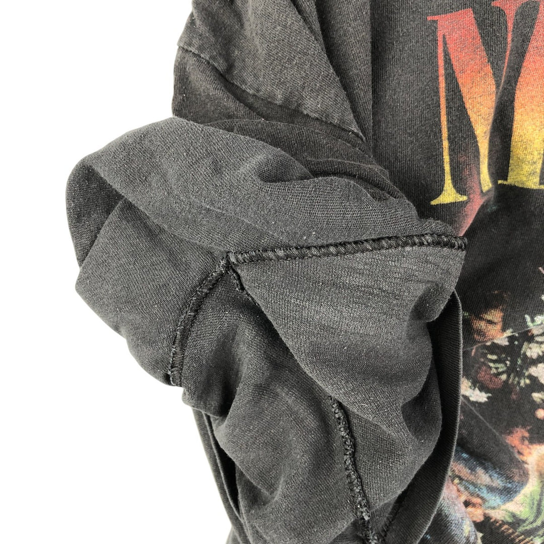 NIRVANA Nirvana Band T-shirt, Band T, Men's XL size unclear black type Vintage Second Hand