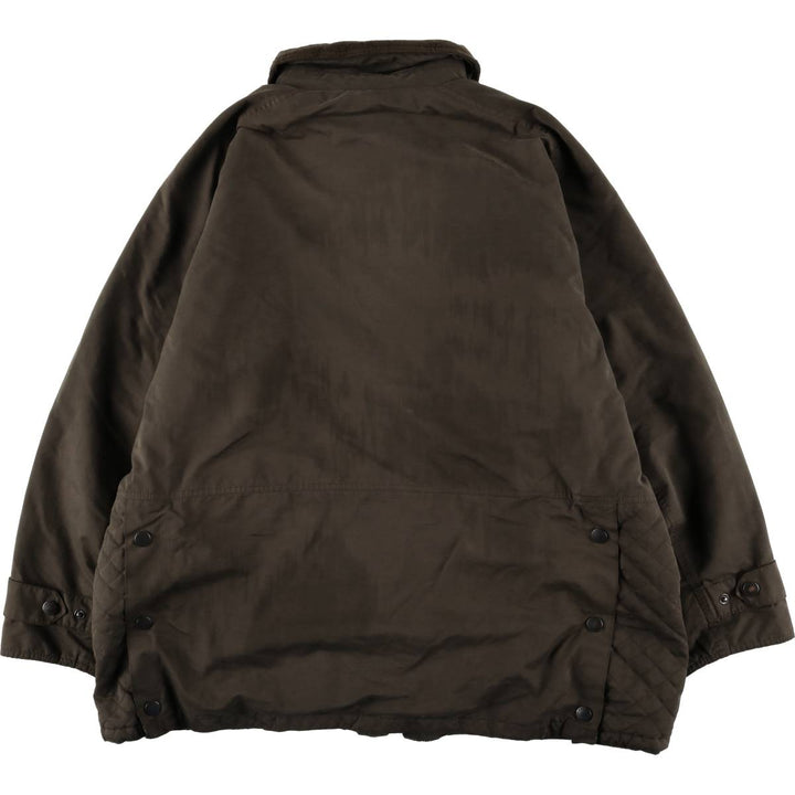 Barbour Breathables padded nylon jacket, men's size XL polyamide beige type brown Vintage Second Hand