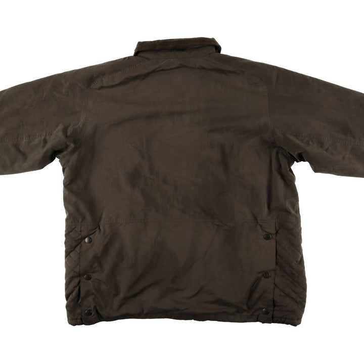 Barbour Breathables padded nylon jacket, men's size XL polyamide beige type brown Vintage Second Hand