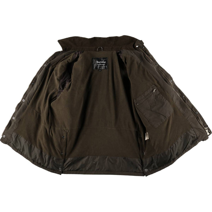 Barbour Breathables padded nylon jacket, men's size XL polyamide beige type brown Vintage Second Hand
