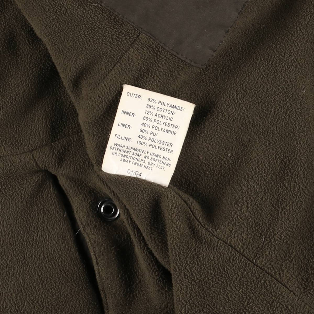 Barbour Breathables padded nylon jacket, men's size XL polyamide beige type brown Vintage Second Hand