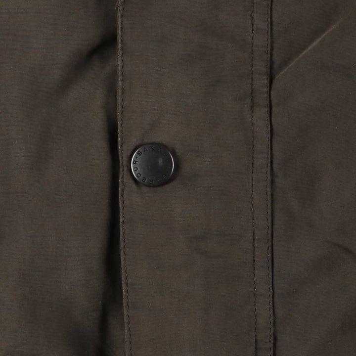 Barbour Breathables padded nylon jacket, men's size XL polyamide beige type brown Vintage Second Hand