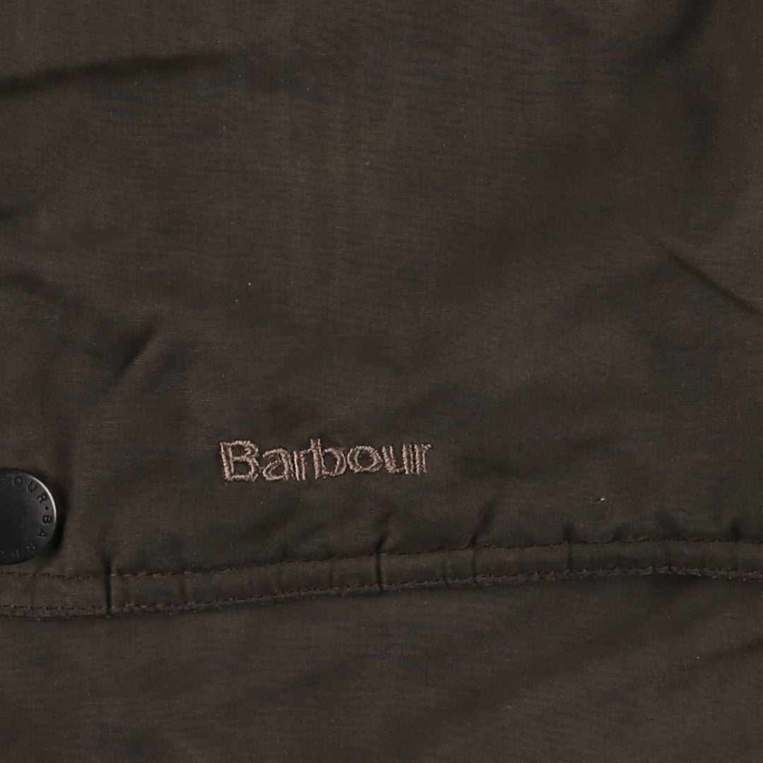 Barbour Breathables padded nylon jacket, men's size XL polyamide beige type brown Vintage Second Hand