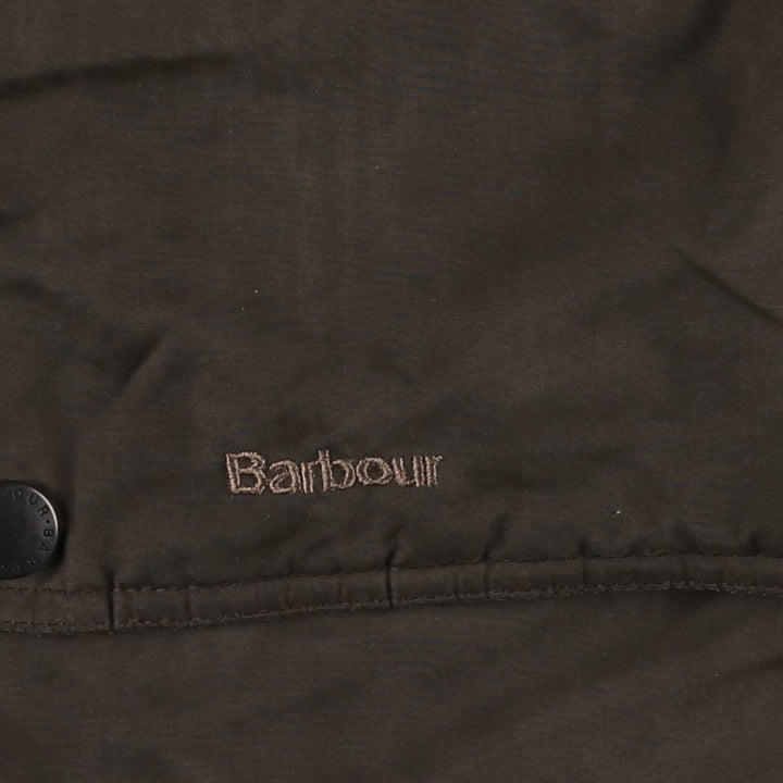 Barbour Breathables padded nylon jacket, men's size XL polyamide beige type brown Vintage Second Hand