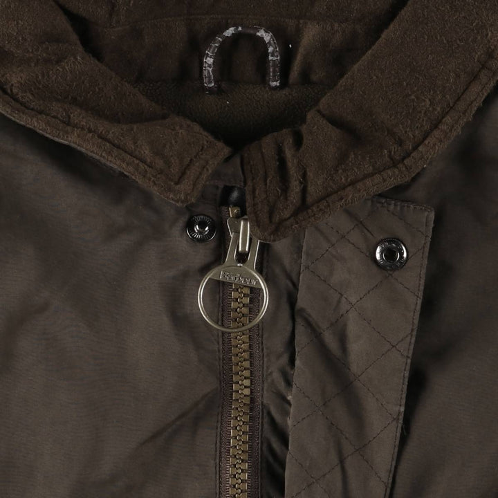 Barbour Breathables padded nylon jacket, men's size XL polyamide beige type brown Vintage Second Hand