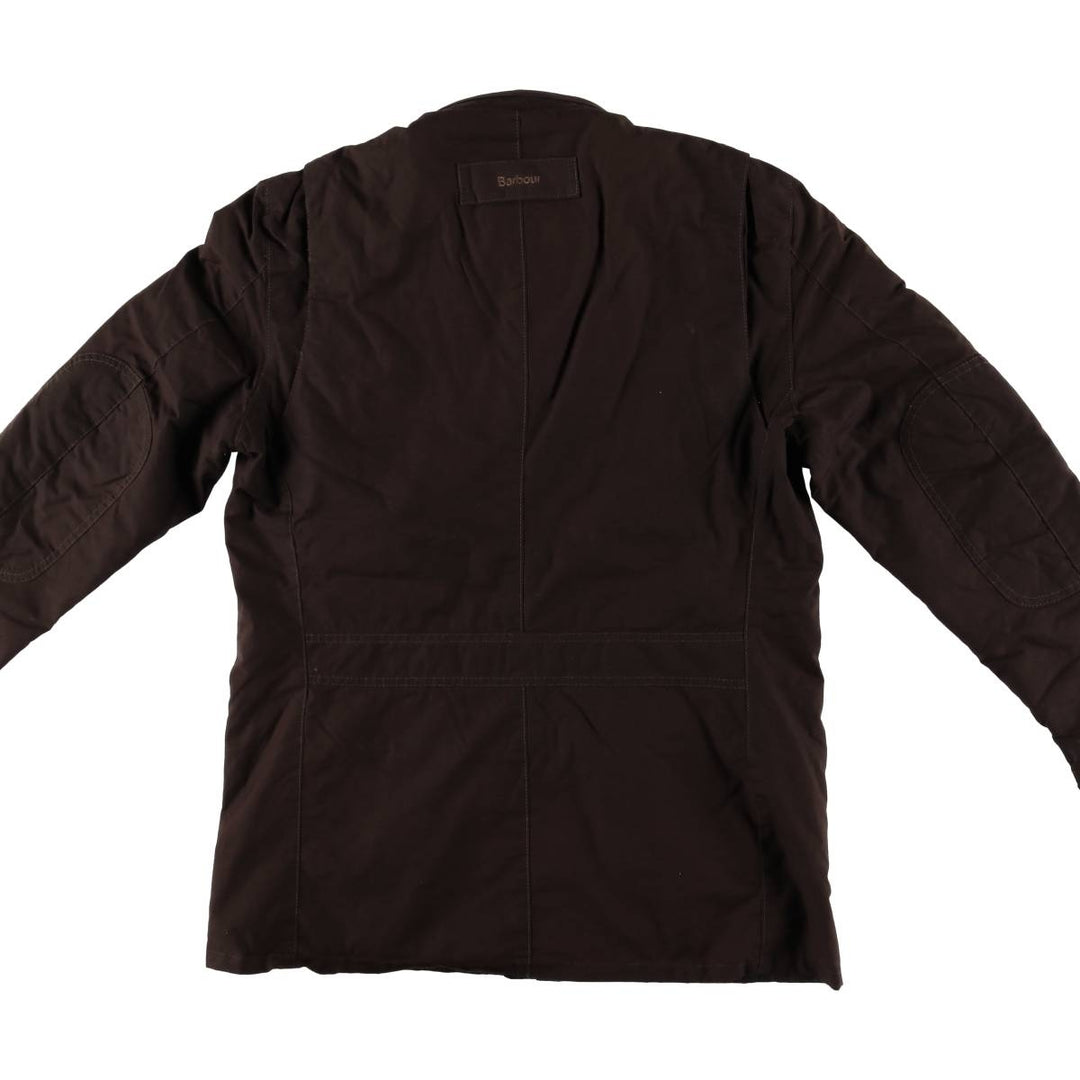 Barbour 3 Warrant Padded Puffer Jacket, Men's XL Waxed cotton red type reddish brown Vintage Second Hand