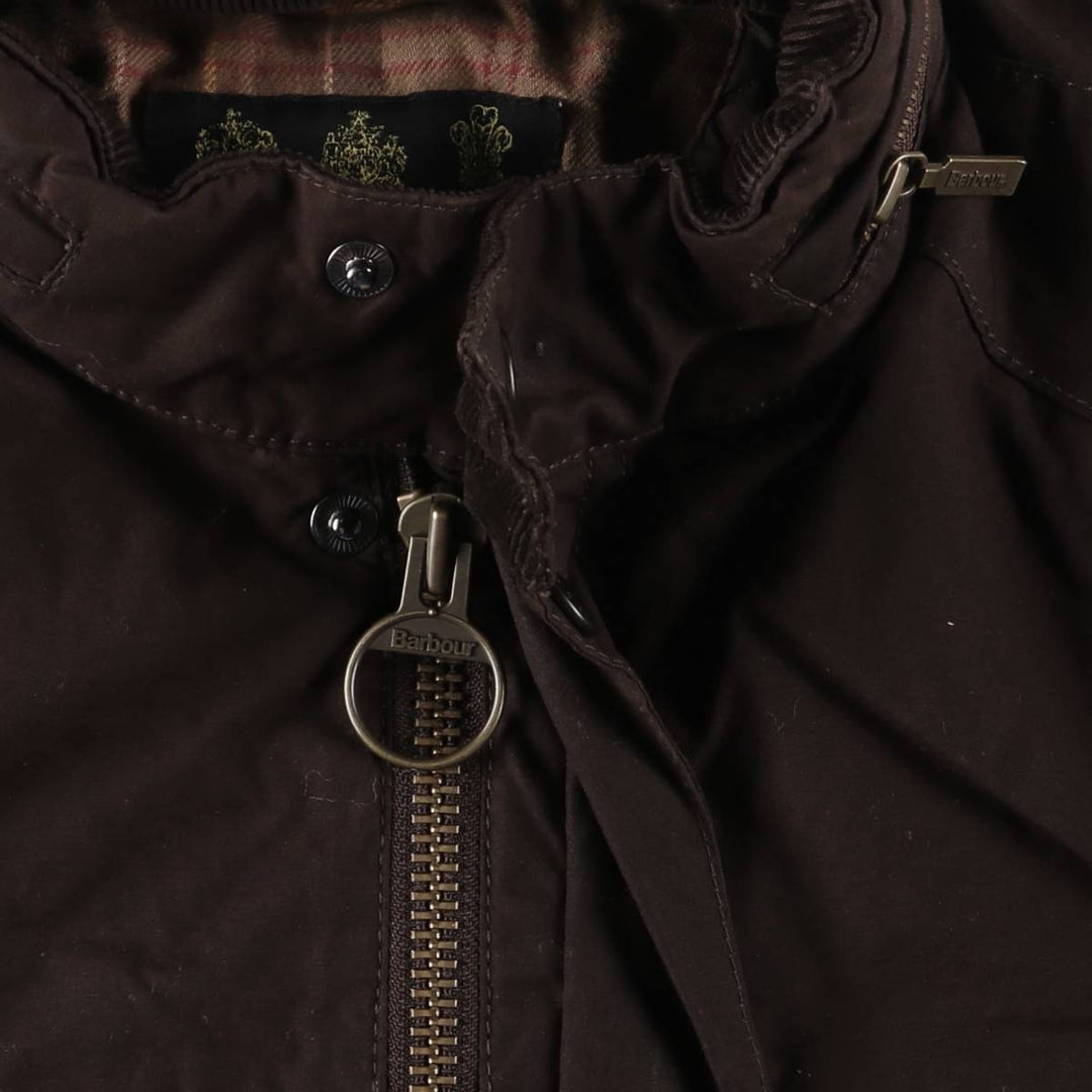 Barbour 3 Warrant Padded Puffer Jacket, Men's XL Waxed cotton red type reddish brown Vintage Second Hand