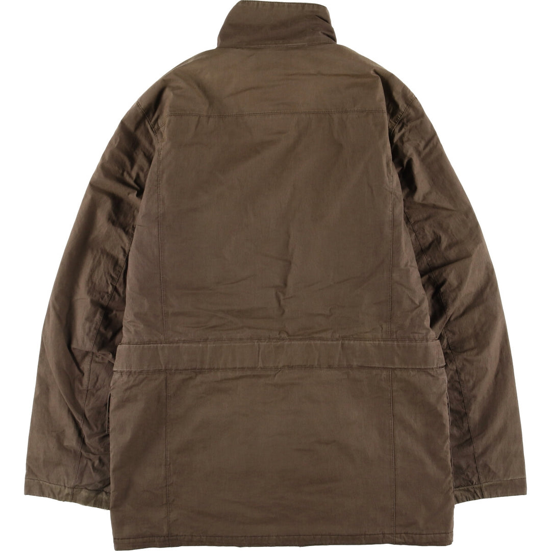 Barbour Waterproof and Breathable 3-Warrant Padded Puffer Jacket, Men's Medium cotton brown type Vintage Second Hand
