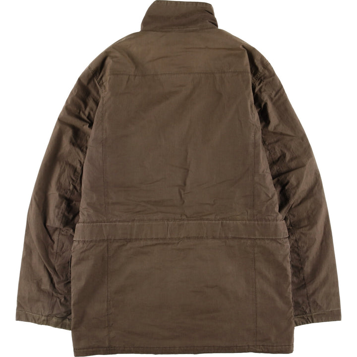 Barbour Waterproof and Breathable 3-Warrant Padded Puffer Jacket, Men's Medium cotton brown type Vintage Second Hand