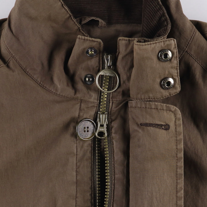 Barbour Waterproof and Breathable 3-Warrant Padded Puffer Jacket, Men's Medium cotton brown type Vintage Second Hand