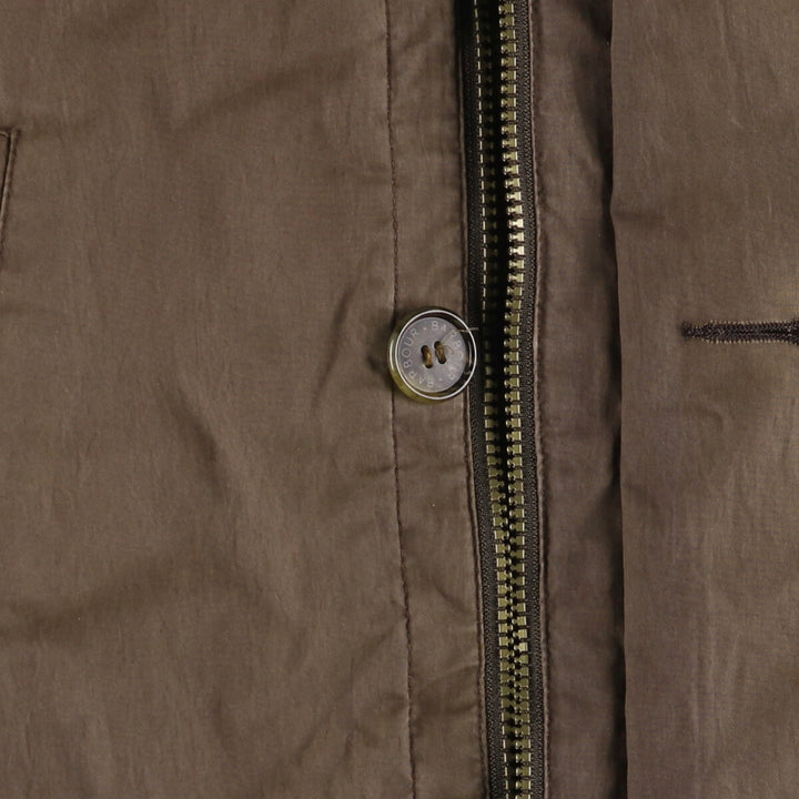 Barbour Waterproof and Breathable 3-Warrant Padded Puffer Jacket, Men's Medium cotton brown type Vintage Second Hand