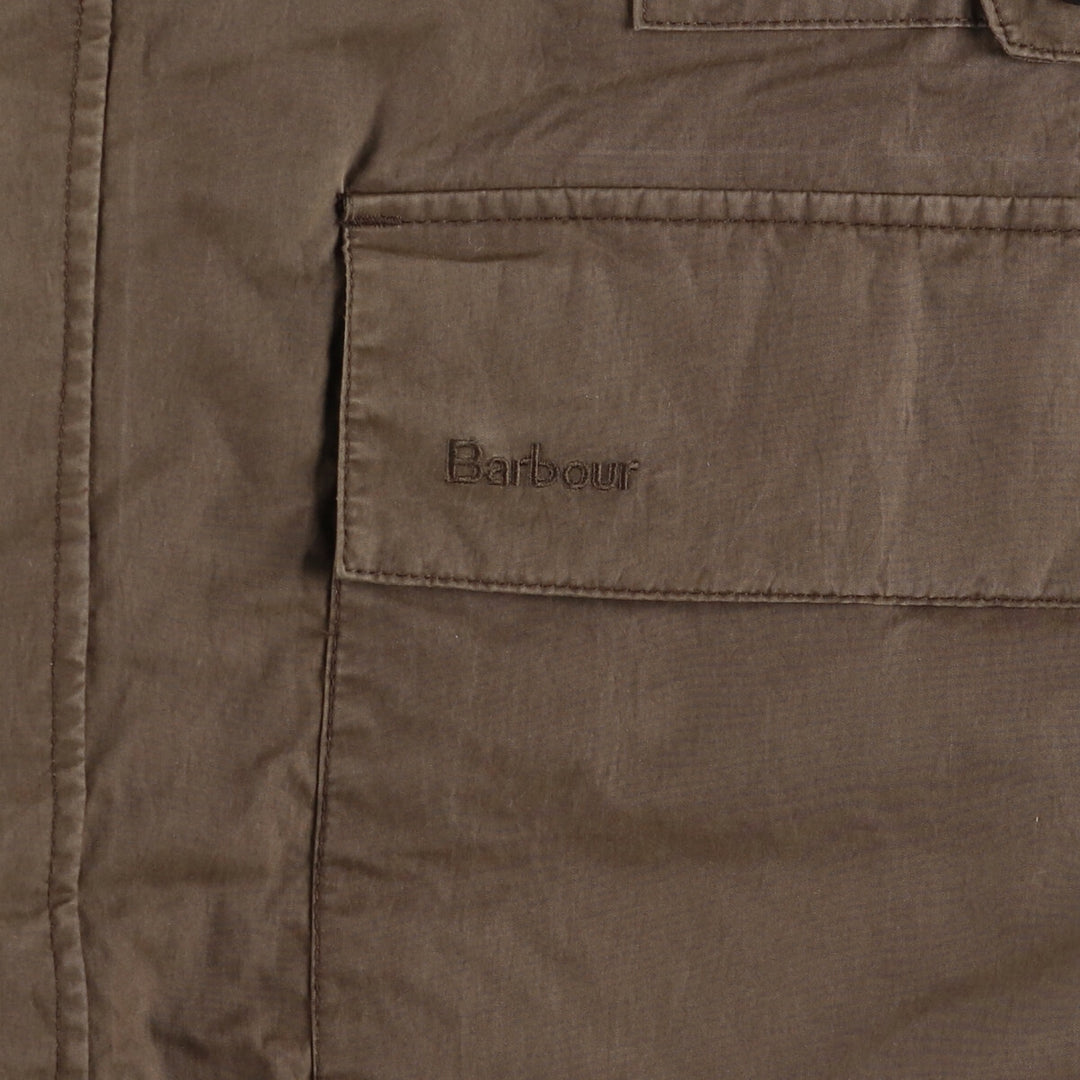 Barbour Waterproof and Breathable 3-Warrant Padded Puffer Jacket, Men's Medium cotton brown type Vintage Second Hand