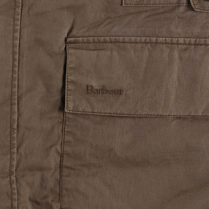 Barbour Waterproof and Breathable 3-Warrant Padded Puffer Jacket, Men's Medium cotton brown type Vintage Second Hand