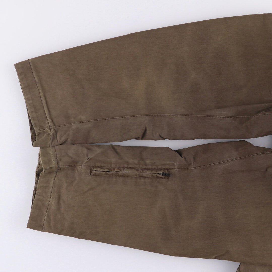 Barbour Waterproof and Breathable 3-Warrant Padded Puffer Jacket, Men's Medium cotton brown type Vintage Second Hand