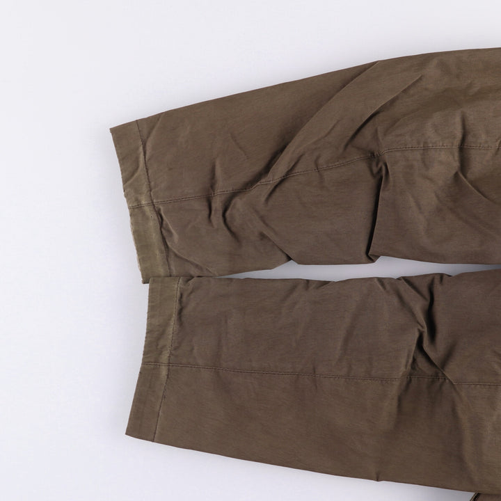 Barbour Waterproof and Breathable 3-Warrant Padded Puffer Jacket, Men's Medium cotton brown type Vintage Second Hand