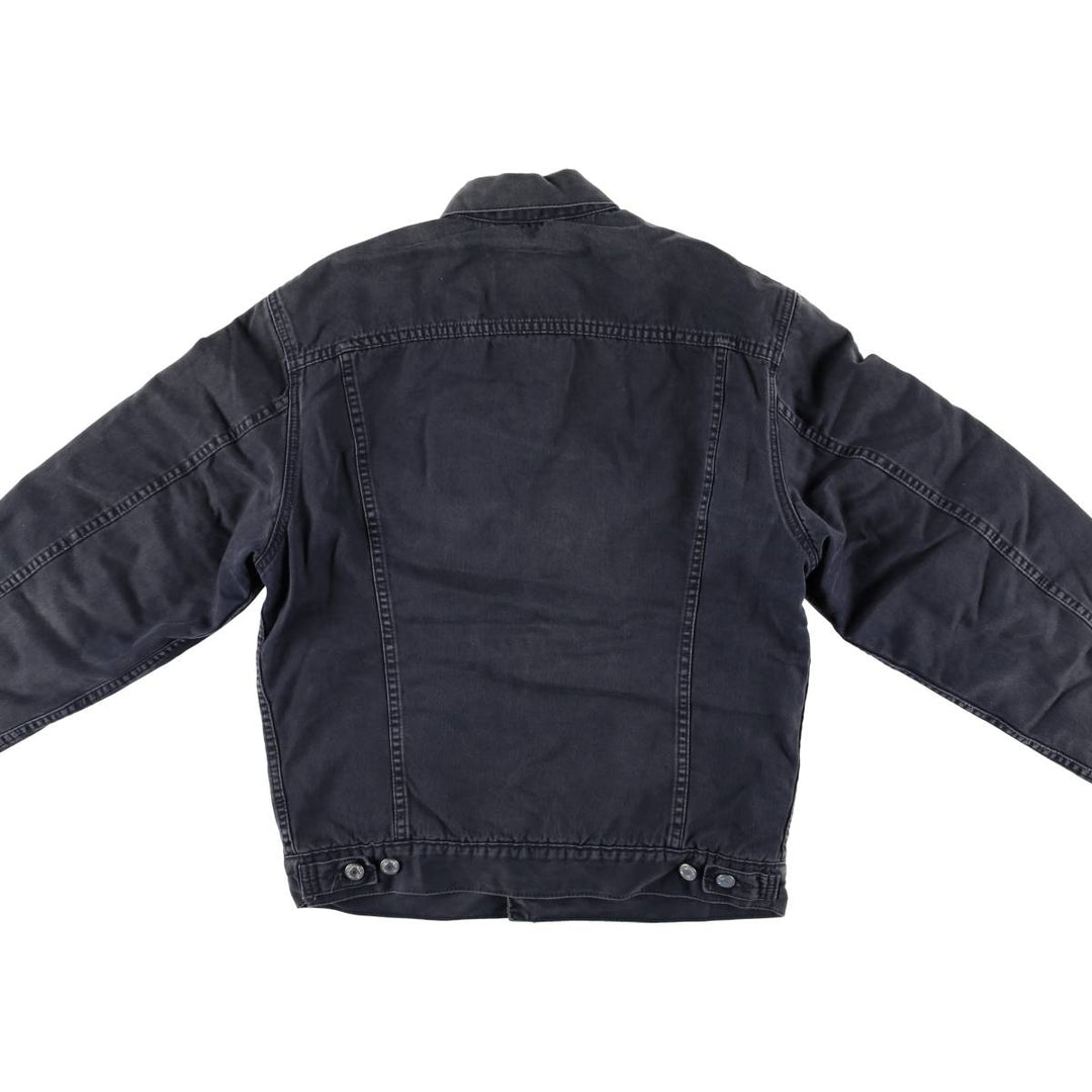 90'S Levi's 71550-8711 Cotton Trucker Jacket, Men's Size Medium, Vintage cotton navy blue type Vintage Second Hand